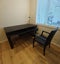 Wooden Desk & Solid Chair with Leather Seat – Sturdy & Stylish Carousel 7
