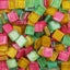50PCS Diy Mix Color Glitter Glass Mosaic Stones Mosaic Tiles Glass Pebbles Carousel 6
