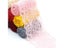 Colorful Elastic Floral Lace Ribbon DIY Apparel Sewing Fabric 8cm Wide Black Carousel 5