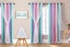 2Pcs Blackout Double Layer Curtains for Bedroom Rainbow Princess Room Decor Carousel 5