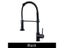 Deck Mounted Flexible Kitchen Faucets Pull Out Mixer Tap Black Hot Cold Kitchen Carousel 1
