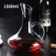 1500ML Crystal U-shaped Harp Swan Decanter Wine Set Carousel 8