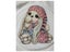 Fairy Cartoon Cross Stitch Package Rose 18ct 14ct 11ct White Fabric Cotton Silk Carousel 3