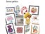 Fairy Cartoon Cross Stitch Package Rose 18ct 14ct 11ct White Fabric Cotton Silk Carousel 5