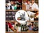 23 Piece Bartender Kit Stainless Steel Cocktail Shaker Set With Acrylic Stand Carousel 3