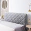High Quality Velvet Quilted Headboard Cover All-inclusive Super Luxury Soft Carousel 5
