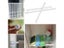 Multi Purpose Bathroom Shower Curtain Rod Adjustable Telescopic Pole Carousel 4
