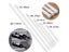 Multi Purpose Curtain Wardrobe Telescopic Rod Net Voile Tension Rail Pole Carousel 7