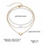 SUMENG New Fashion Simple Multilayer Heart Anklets For Women Leg Chain Gifts Carousel 4