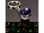 12 Constellation Key Ring Starry Sky Luminous Time Stone Glass Ball Pendant Key Carousel 3