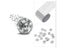 1Roll Self-adhesive Mini Square 5/10mm Acrylic Mirror Mosaic Tiles For Diy Carousel 7