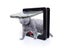 Smart Pet Door 4 Way Locking Security Lock ABS Plastic Dog Cat Flap Door Carousel 5