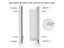 Smart Pet Door 4 Way Locking Security Lock ABS Plastic Dog Cat Flap Door Carousel 6