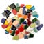 4.3oz/122g Polygon Porcelain Mosaic Tiles DIY Craft Ceramic Tile Mosaic Making Carousel 5