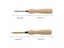 Knitting Embroidery Pen Weaving Felting Craft Punch Needle Threader Wooden Carousel 8
