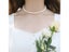 Vintage 6MM Pearl Chain Choker Necklace For Women Wedding Love Pendant Carousel 5