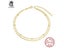 ORSA JEWELS Layered 1mm Satellite Chain Anklet 925 Silver Women Summer Foot Carousel 2