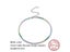 ORSA JEWELS Layered 1mm Satellite Chain Anklet 925 Silver Women Summer Foot Carousel 1