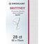 Zweigart Brittney 28ct Evenweave Fabric White Carousel 1