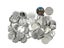 NEW 100PCS Metal Button Pins Blank Button Badge Parts Maker ?????? Carousel 7