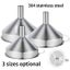 Stainless Steel Funnel With Detachable Filter For Kitchen Canning Carousel 3