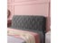 High Grade Beige Soft Velvet Quilted Bed Head Cover All-inclusive Bed Back Carousel 7