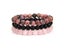 3Pcs/Set Natural Stone Bracelet For Women Men Health Protection Rose Quartzs Carousel 4