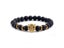 12 Style Men's Black Lava Healing Beads Reiki Buddha Prayer Bracelet For Women Carousel 7