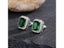Huitan Green Cubic Zirconia Stud Earrings For Women Wedding Party Birthday Gift Carousel 4