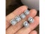 Huitan Green Cubic Zirconia Stud Earrings For Women Wedding Party Birthday Gift Carousel 6