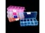 12.8x6.5x2.2cm Hot Sale DIY 10 Slot Plastic Jewelry Storage Box Carousel 3