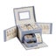 Veile Studios Elosung Light Blue Luxury Pu Leather Jewelry Storage Box 3 Tier Or Carousel 1