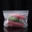 Silicone Food Storage Bags Reusable, Leakproof Zip Bags with Gusseted Base Carousel 5