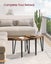 Vasagle Coffee Table Nesting Table Set - 2pc - (NZ Clearance) Carousel 5