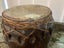 Antique Indonesian ceremonial handmade drum Carousel 3