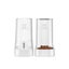 Automatic Water Dispenser & Food Container Set - White Carousel 1