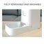 Automatic Water Dispenser & Food Container Set - White Carousel 5
