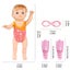 Toddlers Bath Toys Princess Battery-powered Electric Swimming Doll Girls Floati Carousel 3
