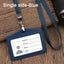 With Neck Lanyard Credit Card Holder Badge Card Case Name ID Card Cover Carousel 11