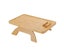 Bamboo Collapsible Clip-On Sofa Arm Tray with Phone Holder - Rectangle Carousel 3