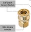 Pressure Hose Fitting Adapter M22(14/15) to 3/8 QC Quick Connector Carousel 3