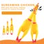 Funny Screaming Chicken Toy Squeaker Shrilling Pet Dog Bite Squeeze Rubber Chew Carousel 4
