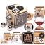 Wooden Montessori Educational Toy Training Lock Box Busy Cube Training Learning Carousel 1