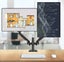 Dual Monitor Stand Adjustable Spring Monitor Desk Mount with C Clamp Carousel 2