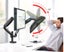 Dual Monitor Stand Adjustable Spring Monitor Desk Mount with C Clamp Carousel 6