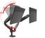 Dual Monitor Stand Adjustable Spring Monitor Desk Mount with C Clamp Carousel 10