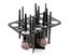 Makeup Brushes Drying Rack, Brushes Dryer, Collapsible 28 Slot Acrylic Brus Carousel 1