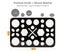 Makeup Brushes Drying Rack, Brushes Dryer, Collapsible 28 Slot Acrylic Brus Carousel 3