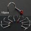 10 Pcs Surgical Steel Small Gem Crystal Screw Nose Stud Ring Body Piercing Carousel 4