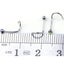 10 Pcs Surgical Steel Small Gem Crystal Screw Nose Stud Ring Body Piercing Carousel 7